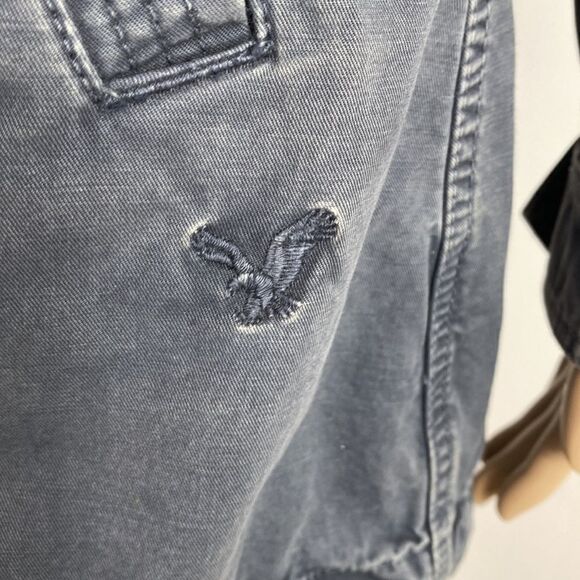 ❤️Last Chance American Eagle Outfitters 100% cotton utility zip up jacket sizeXS - Picture 5 of 11